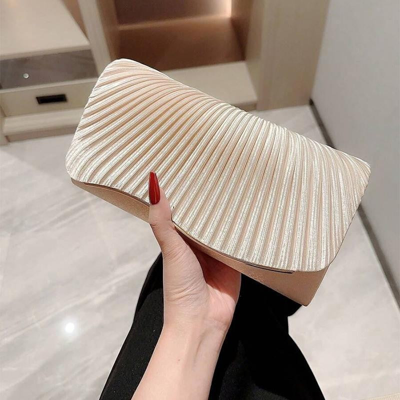 Elegant Pleated Clutch