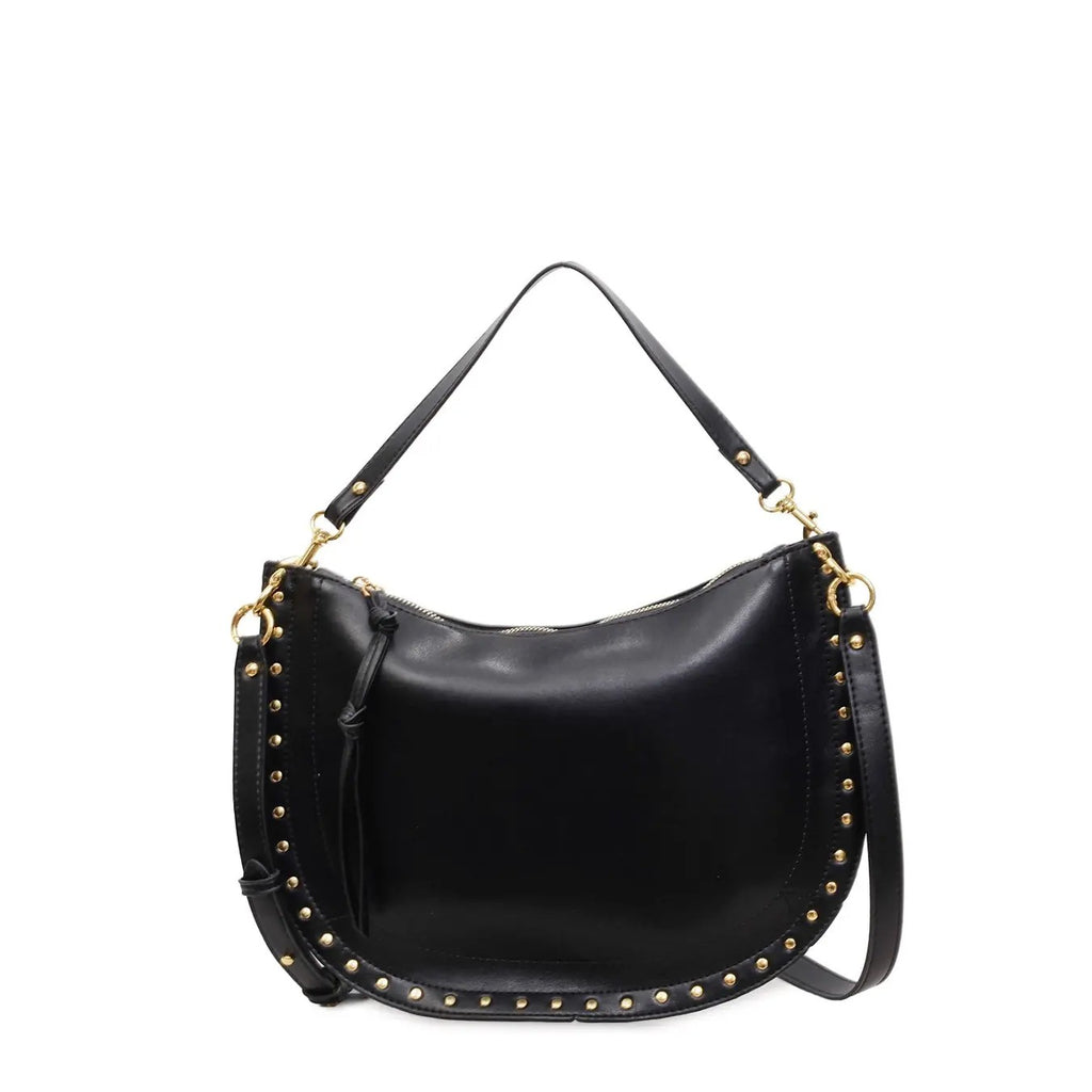 Vintage Studded Hobo Bag