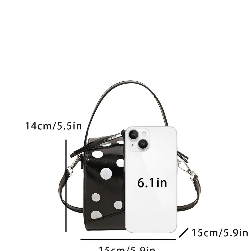 Polka Dot Mini Box Bag