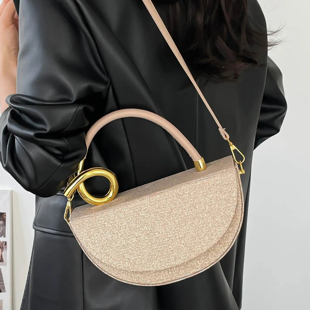 Sparkling Half Moon Bag