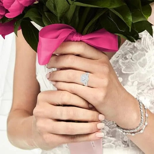 Elegant Heart Ring Set