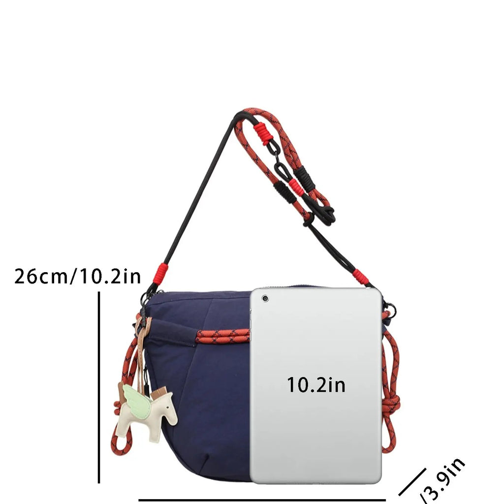 Casual Nylon Shoulder Bag