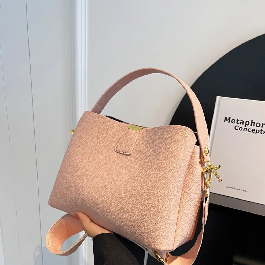 Minimal Zip Shoulder Bag