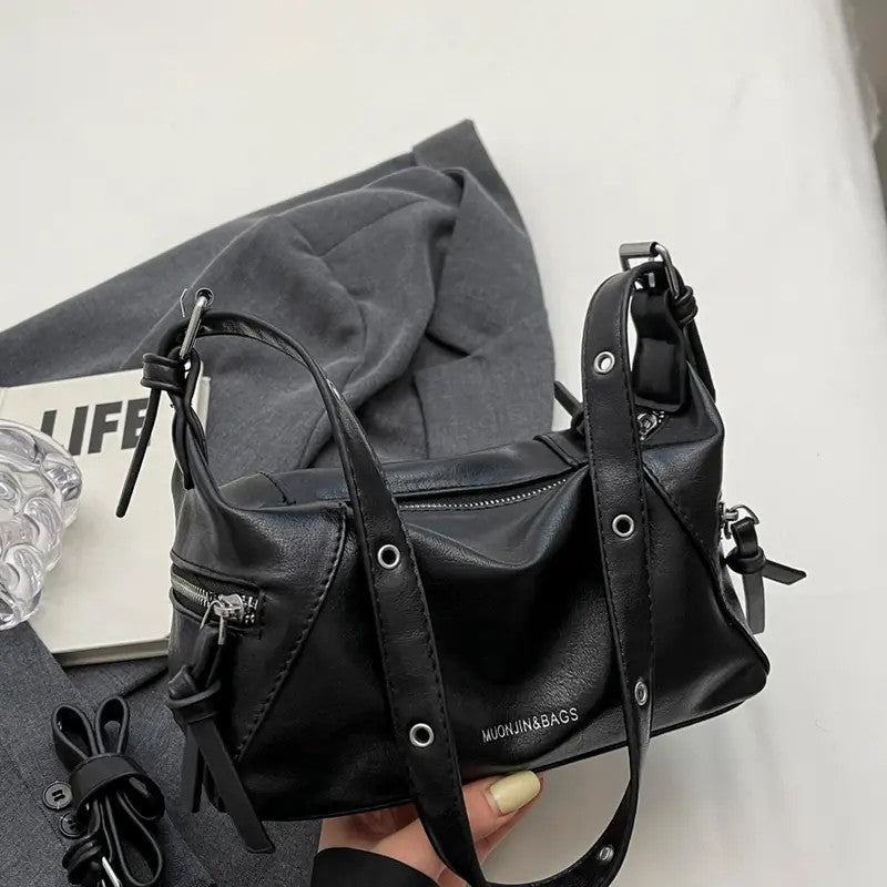 Casual Zipper Hobo Bag