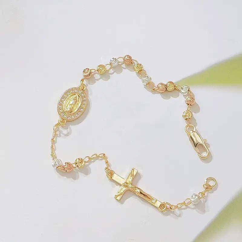 18k Elegant Rosary Bracelet