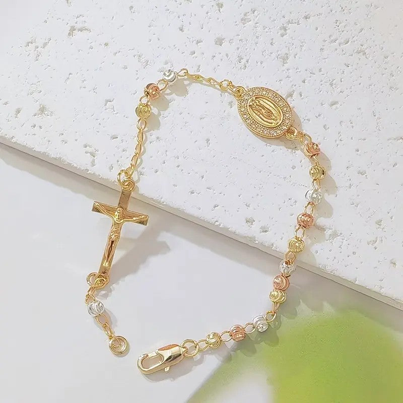 18k Elegant Rosary Bracelet