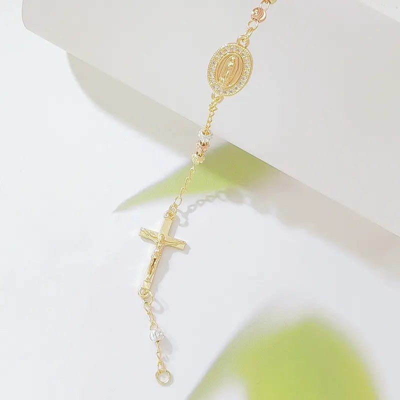 18k Elegant Rosary Bracelet