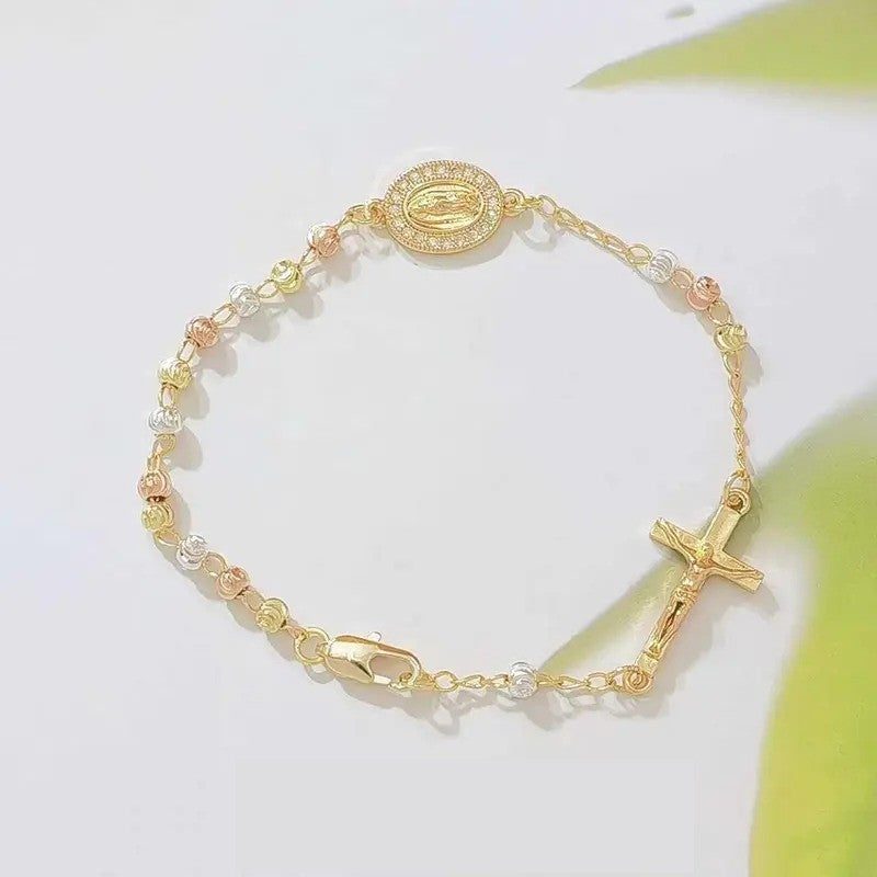18k Elegant Rosary Bracelet
