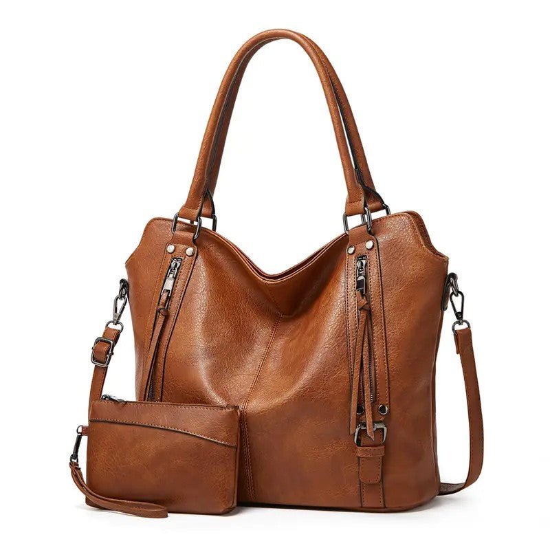 Vintage Fringe Hobo Bag Set