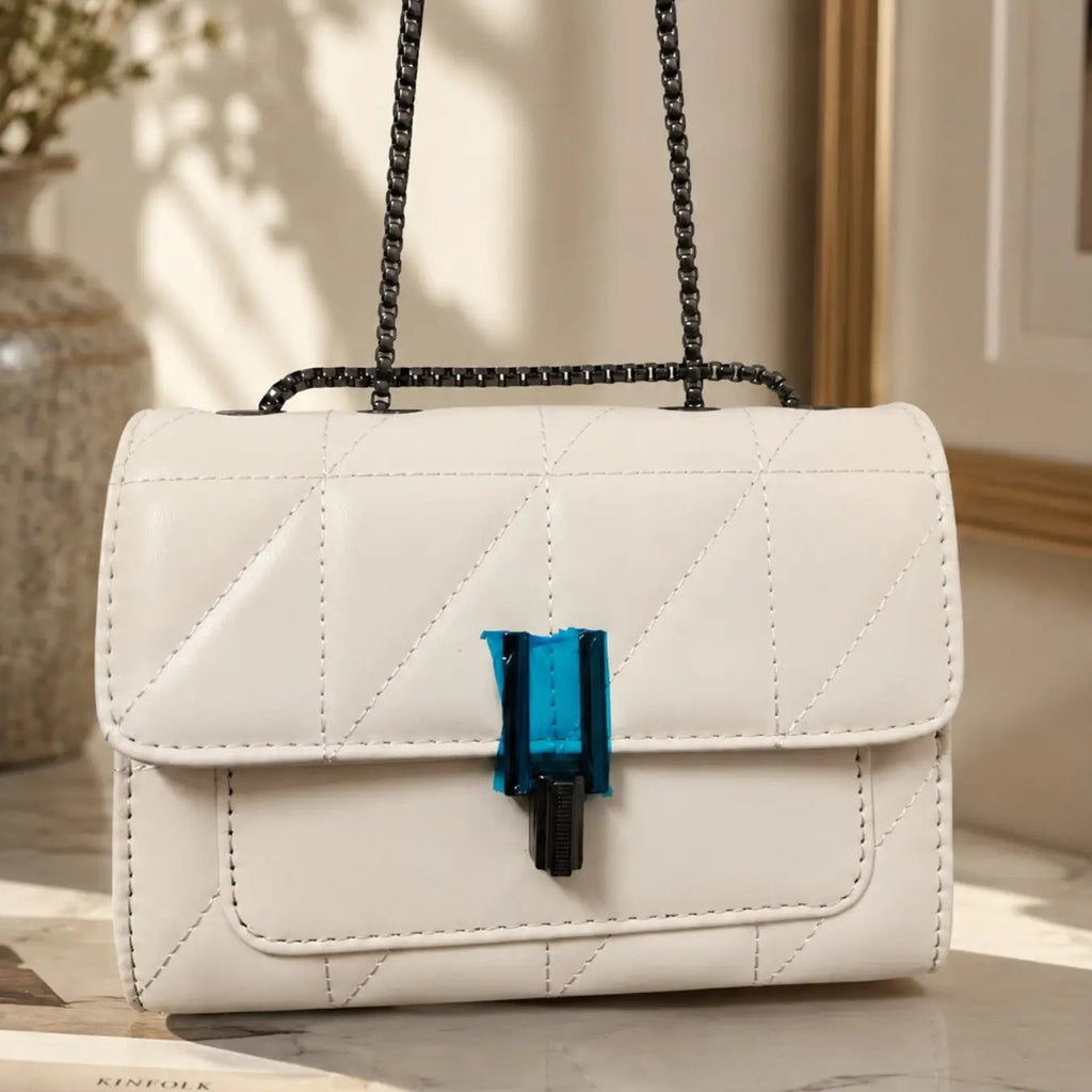 Elegant Quilted Chain Crossbody