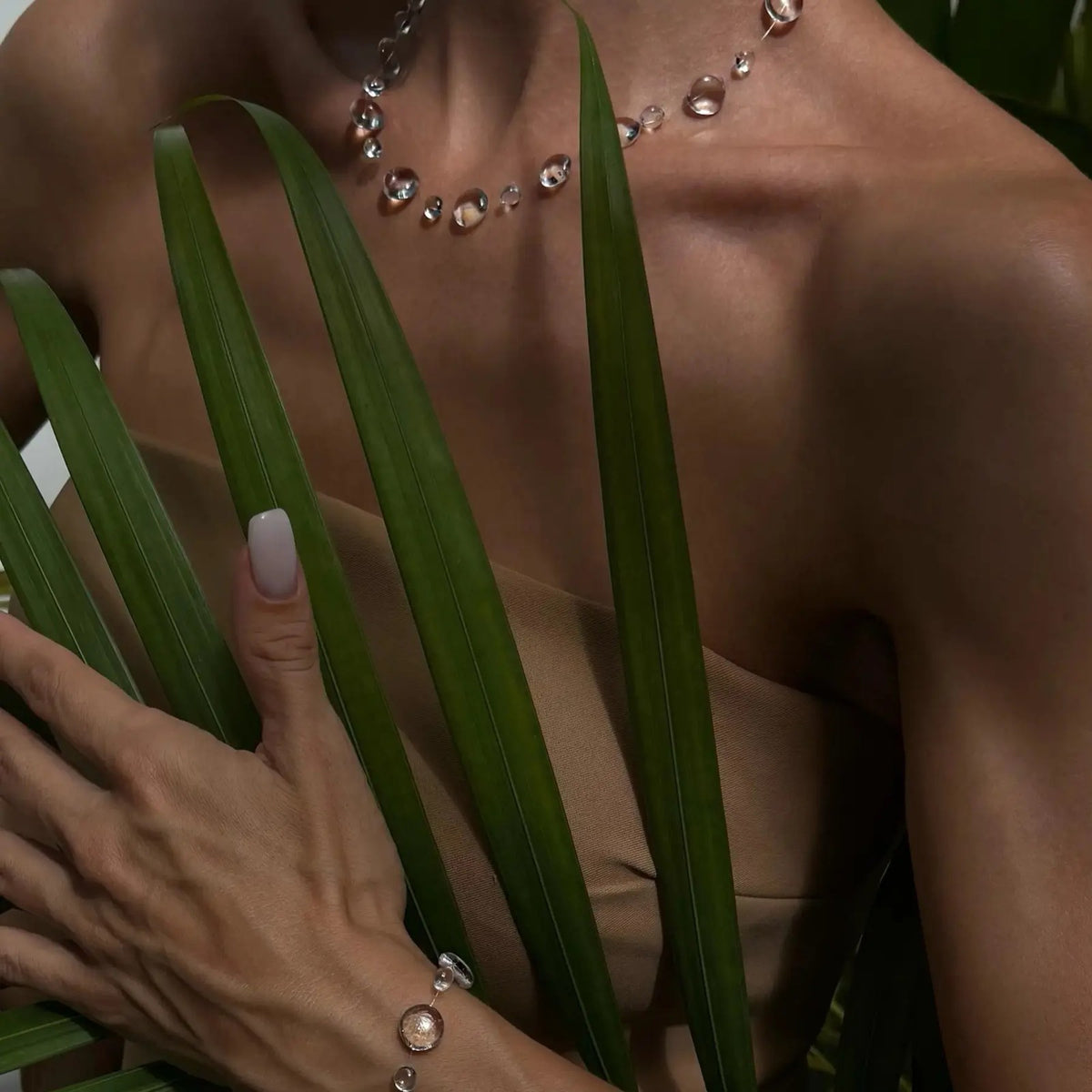 Dainty Crystal Drop Necklace