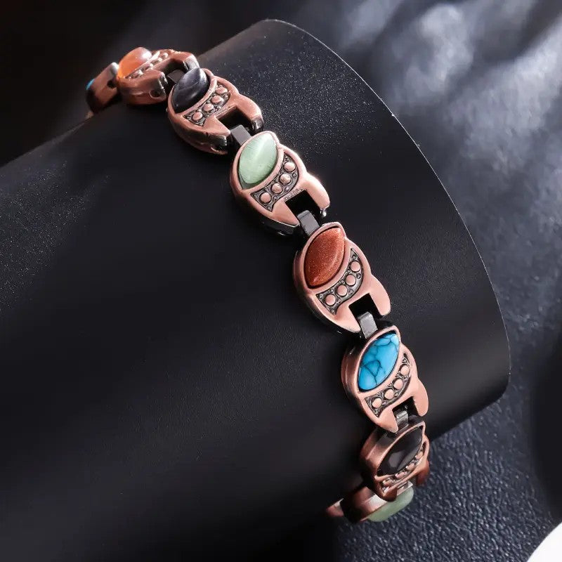 Geometric Natural Stone Bracelet