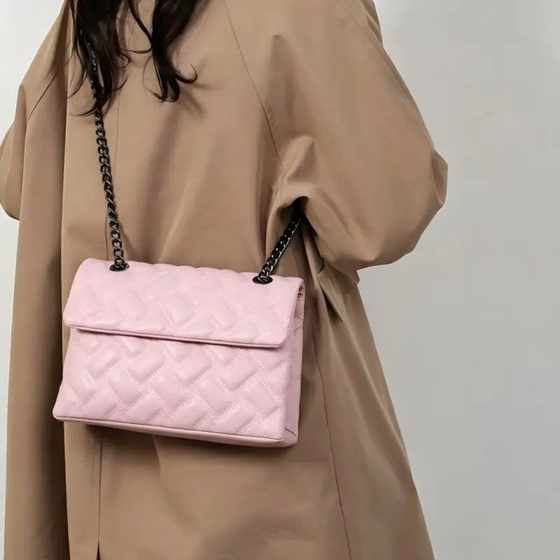 Elegant Quilted Chain Bag