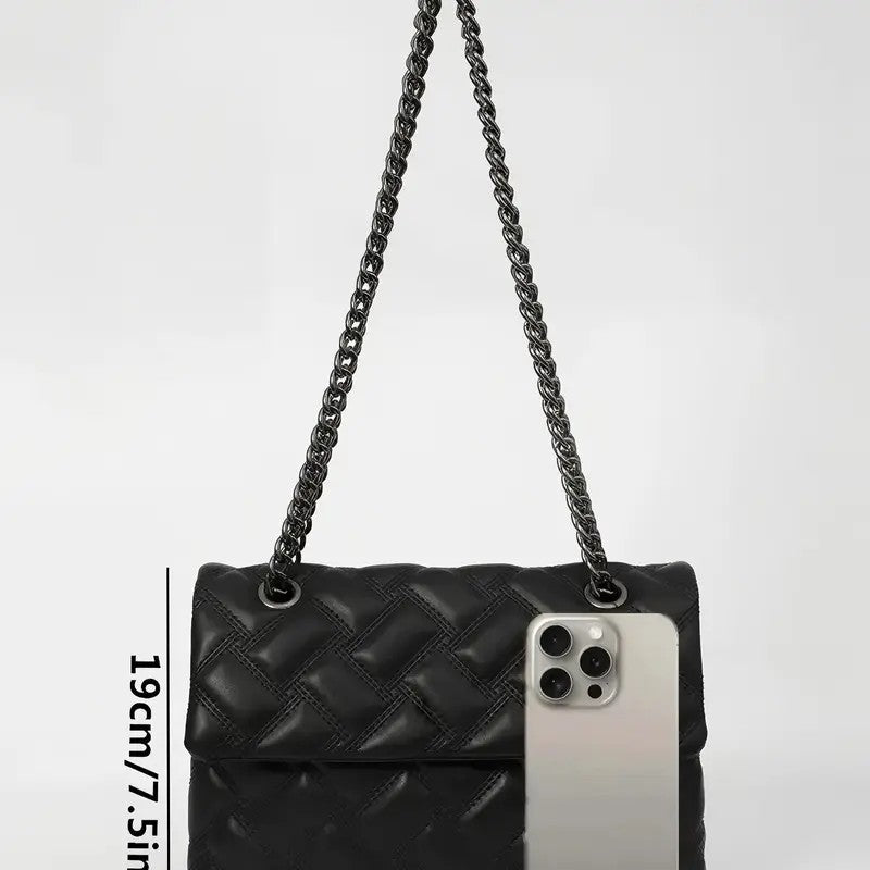 Elegant Quilted Chain Bag