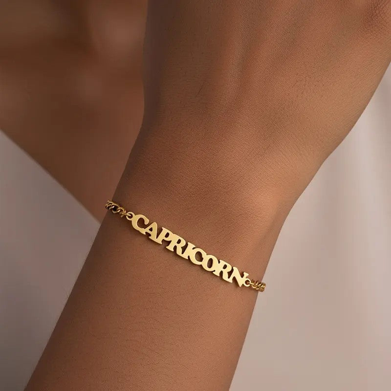 18k Elegant Zodiac Bracelet