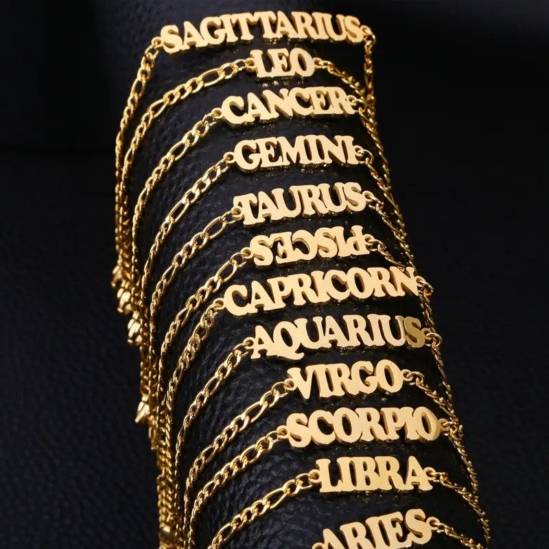 18k Elegant Zodiac Bracelet