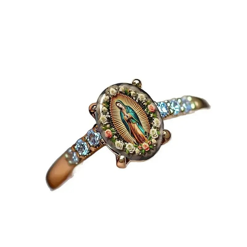 18k Vintage Madonna Ring