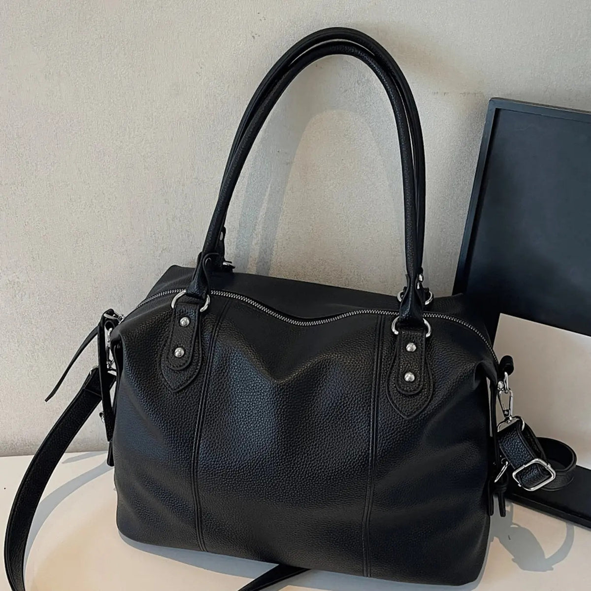 Vintage Heart Charm Tote Bag