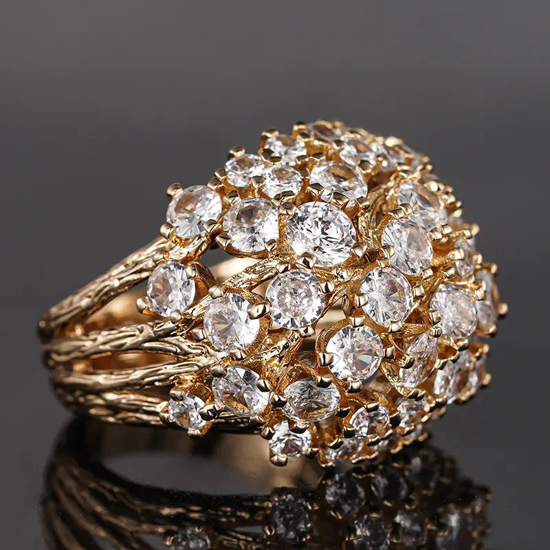 Elegant Woven Vine Ring
