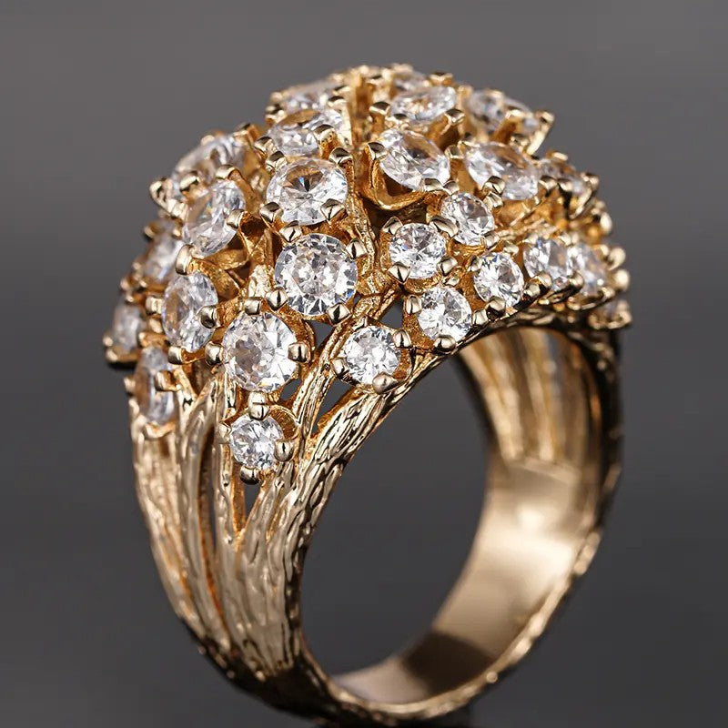 Elegant Woven Vine Ring