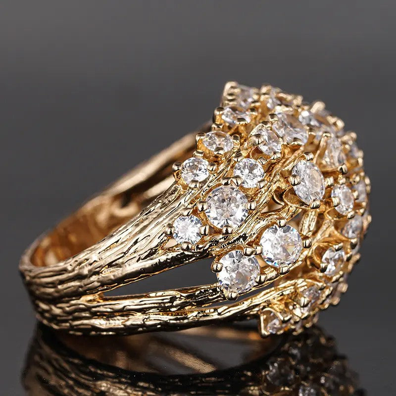 Elegant Woven Vine Ring
