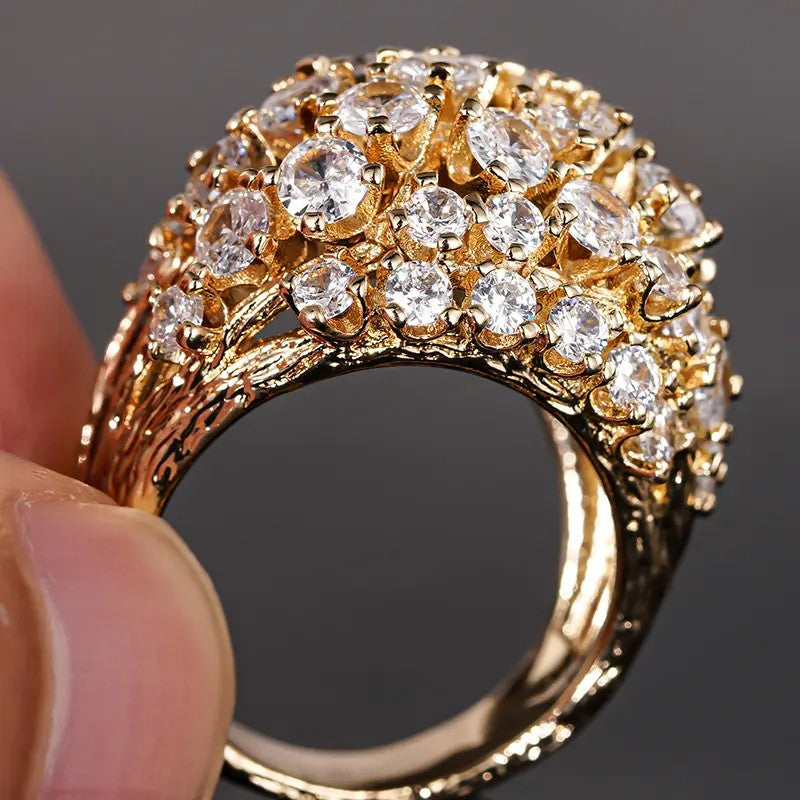 Elegant Woven Vine Ring