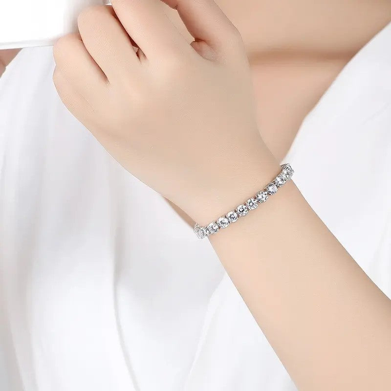 Elegant Zircon Tennis Bracelet