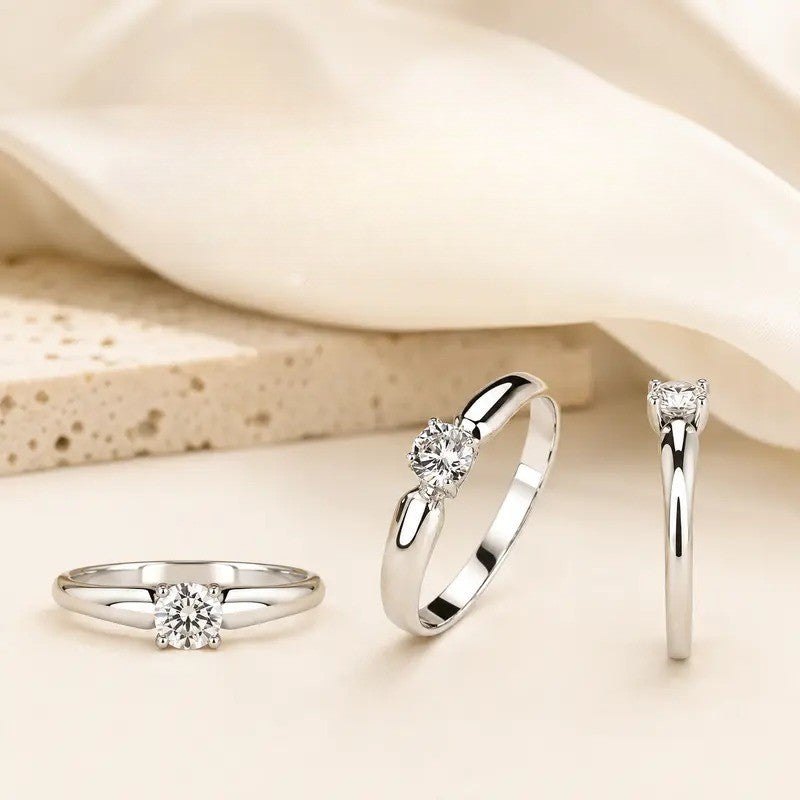 Elegant Solitaire Ring