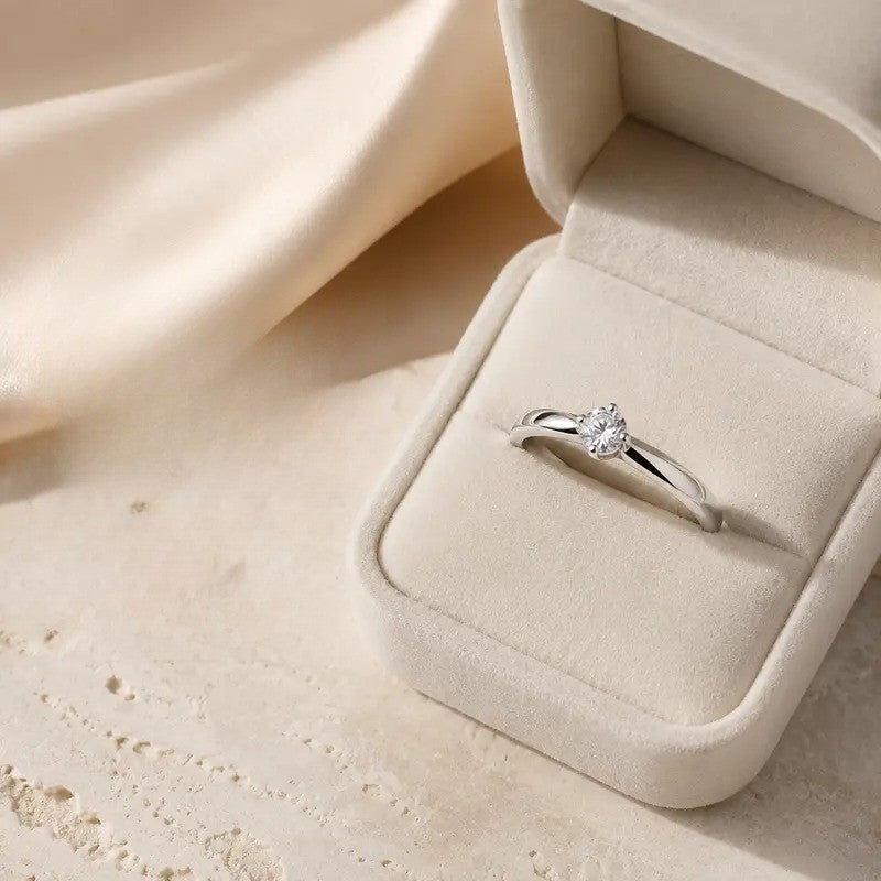 Elegant Solitaire Ring