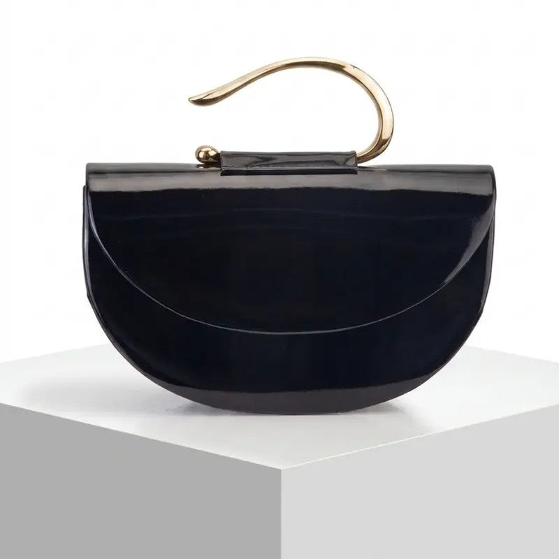 Elegant Half Moon Clutch