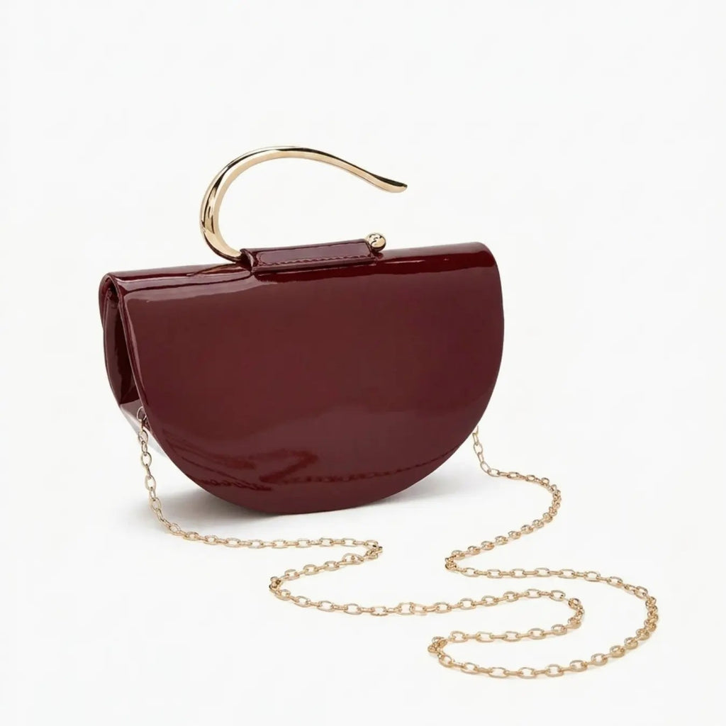 Elegant Half Moon Clutch