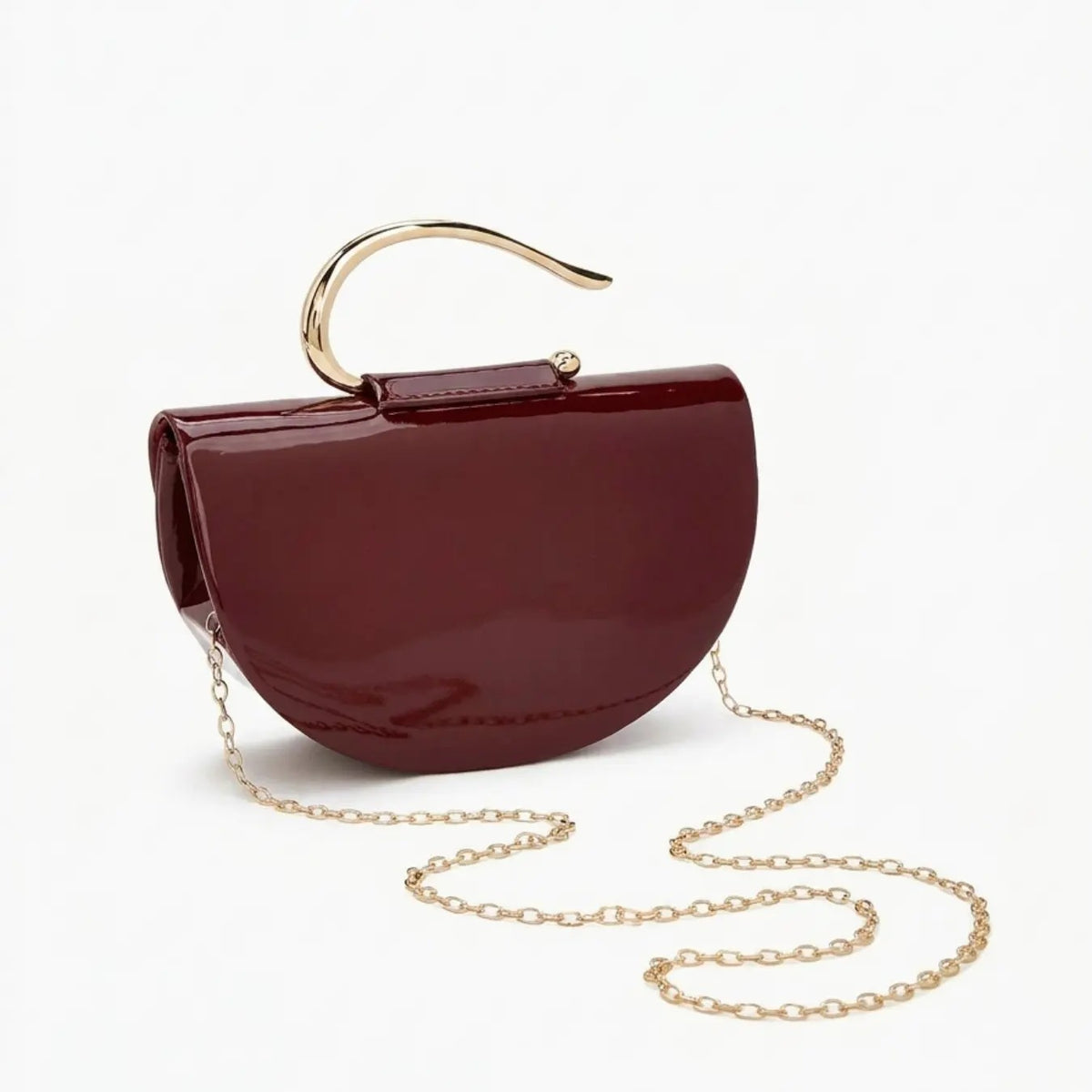 Elegant Half Moon Clutch