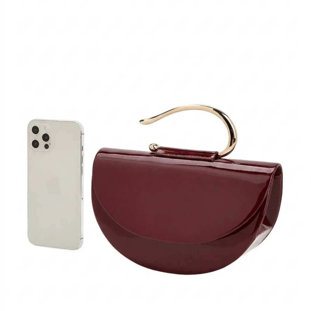 Elegant Half Moon Clutch