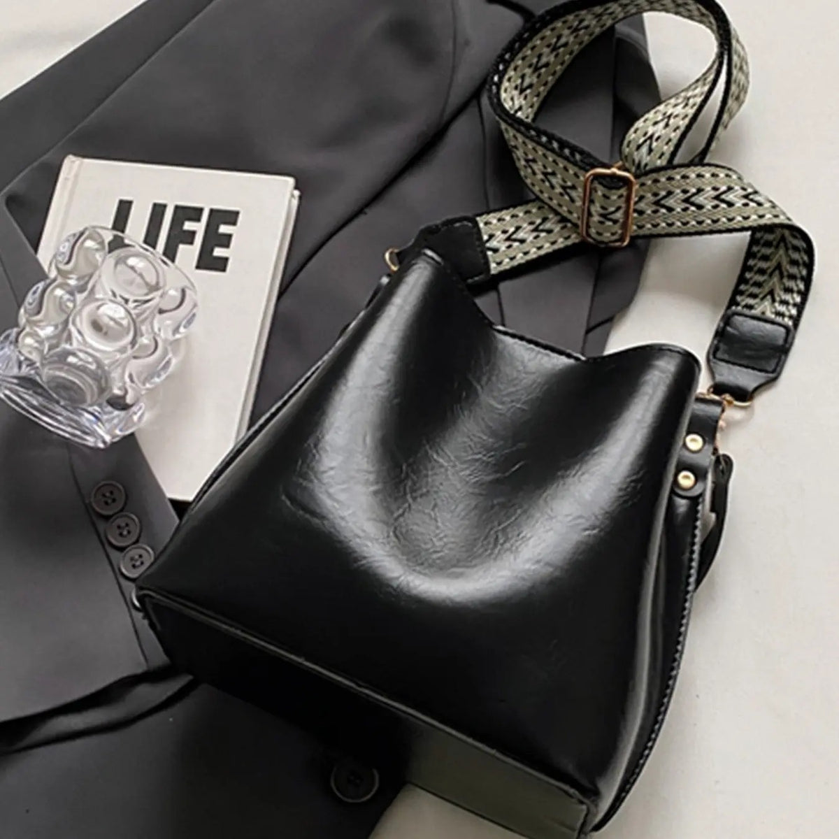 Vintage Retro Bucket Bag