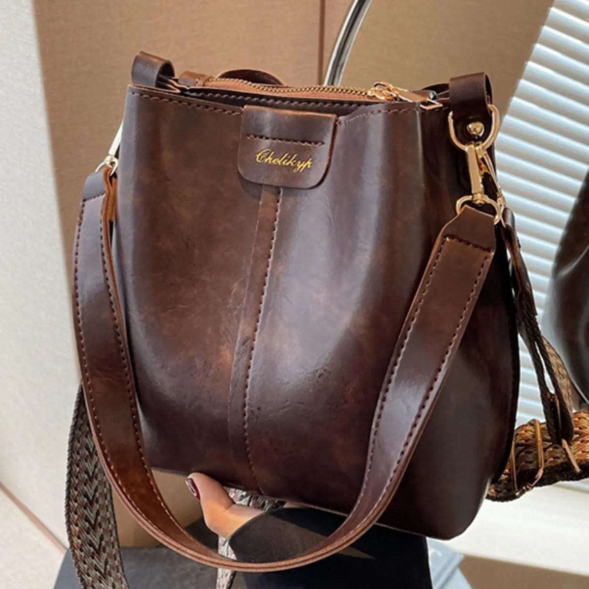 Vintage Retro Bucket Bag