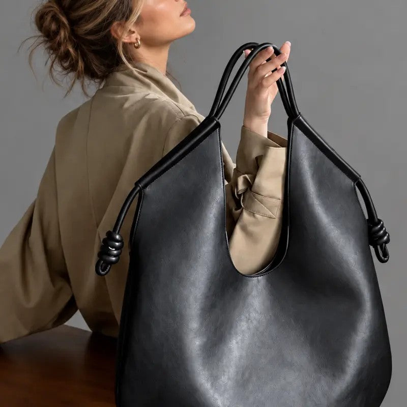 Elegant Knotted Tote Bag