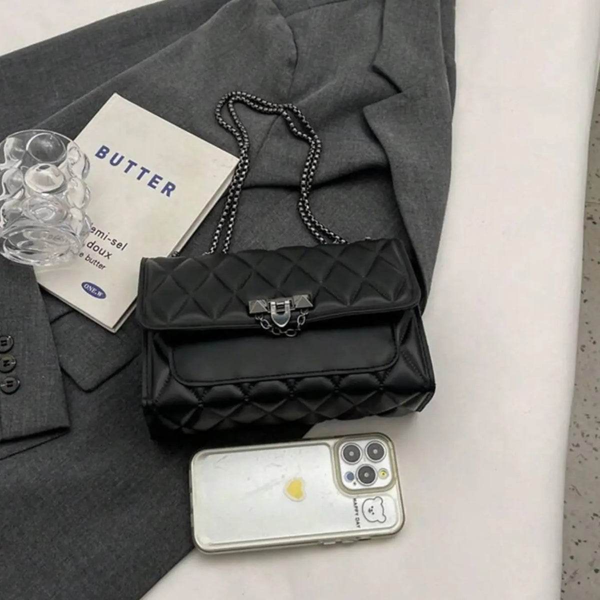 Quilted Chain Shoulder Bag