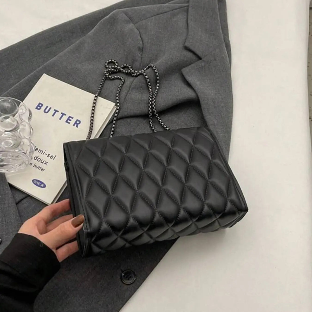 Quilted Chain Shoulder Bag