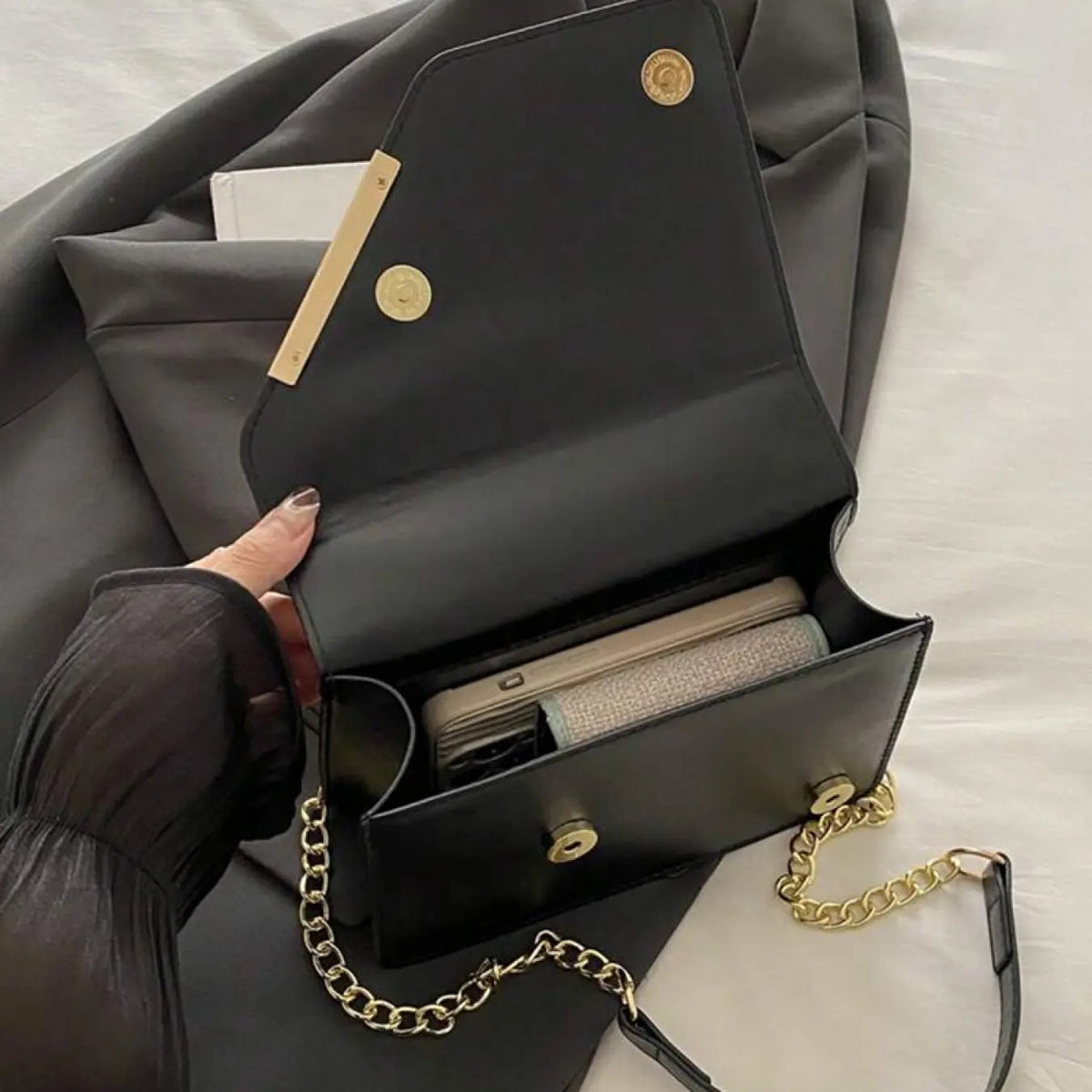 Elegant Leopard Crossbody Bag