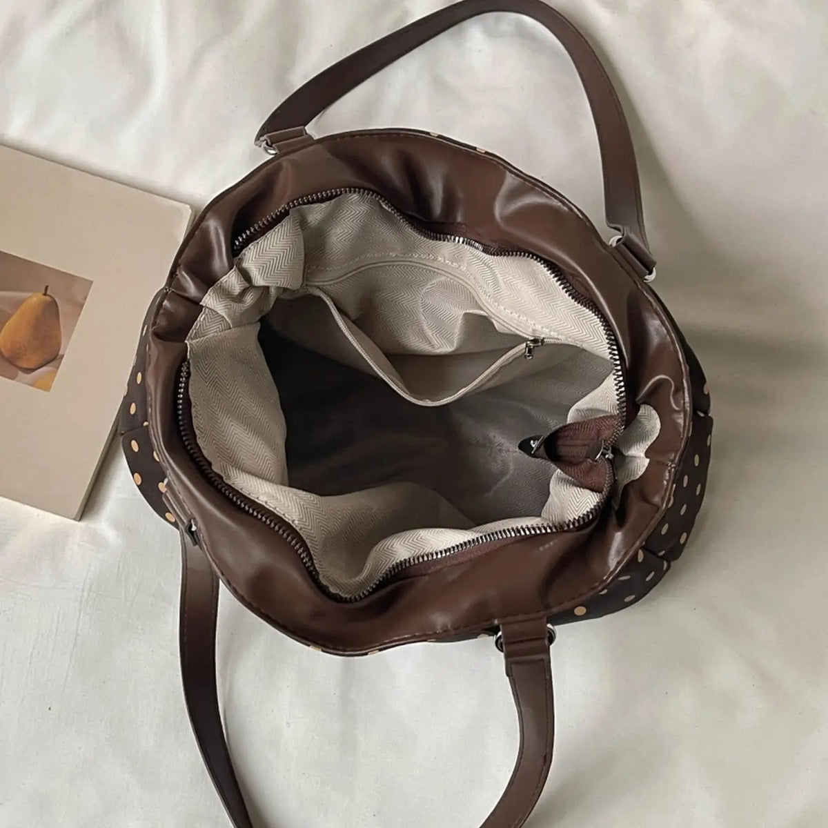 Polka Dot Shoulder Bag