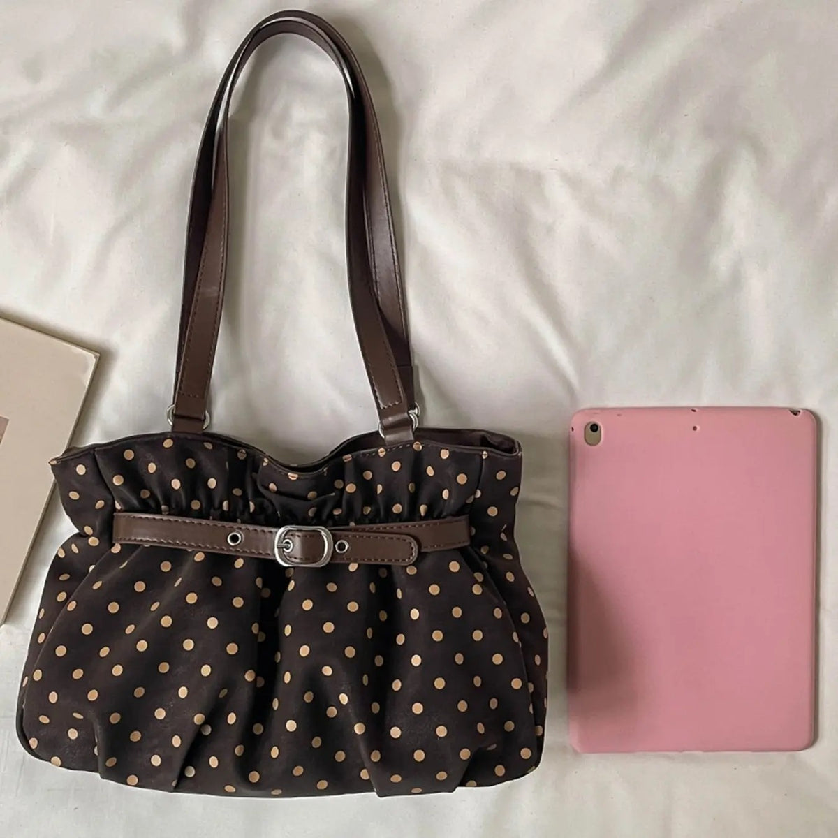 Polka Dot Shoulder Bag
