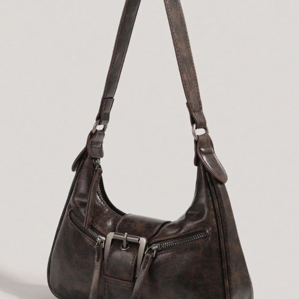 Vintage Retro Buckle Shoulder Bag